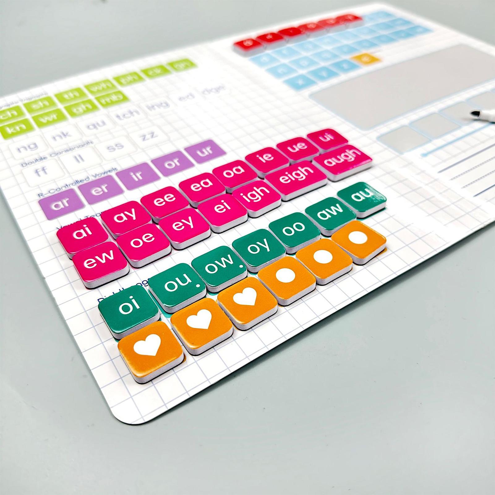 Kids Education Learning - Letter Tiles For Phonics And Spelling