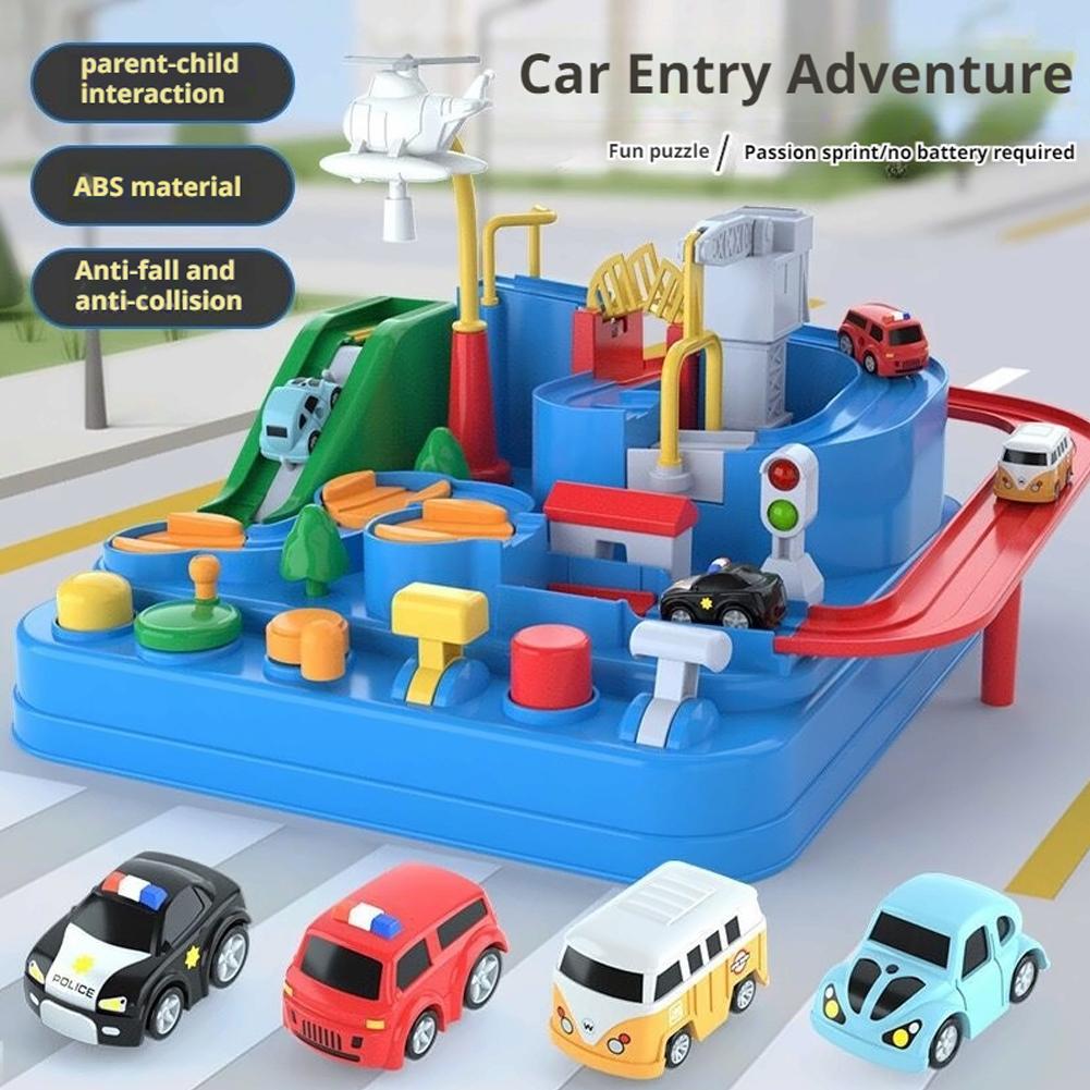 Kids Education App - Racing Rail Car Model Train Track