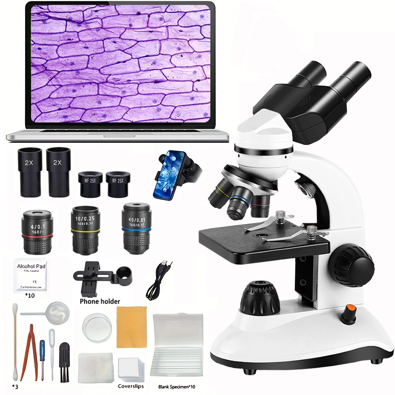 Kids Definition Of Education - Binocular Microscope, High Definition LED for