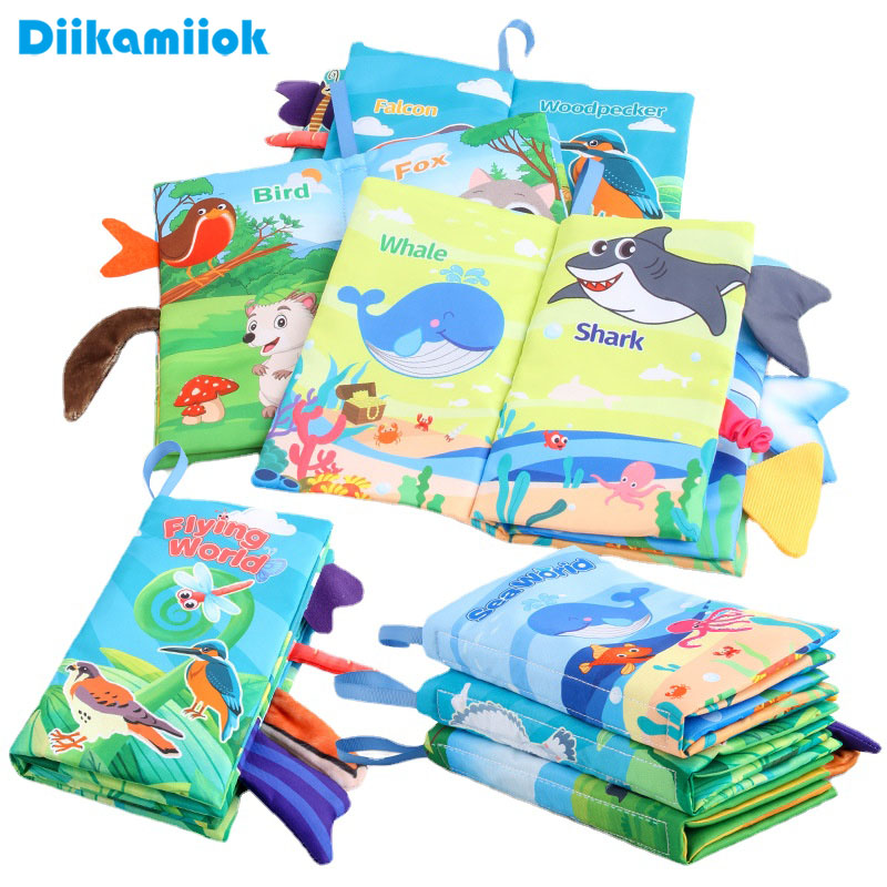 Kids Education Book - New Baby Cloth Books Visual and