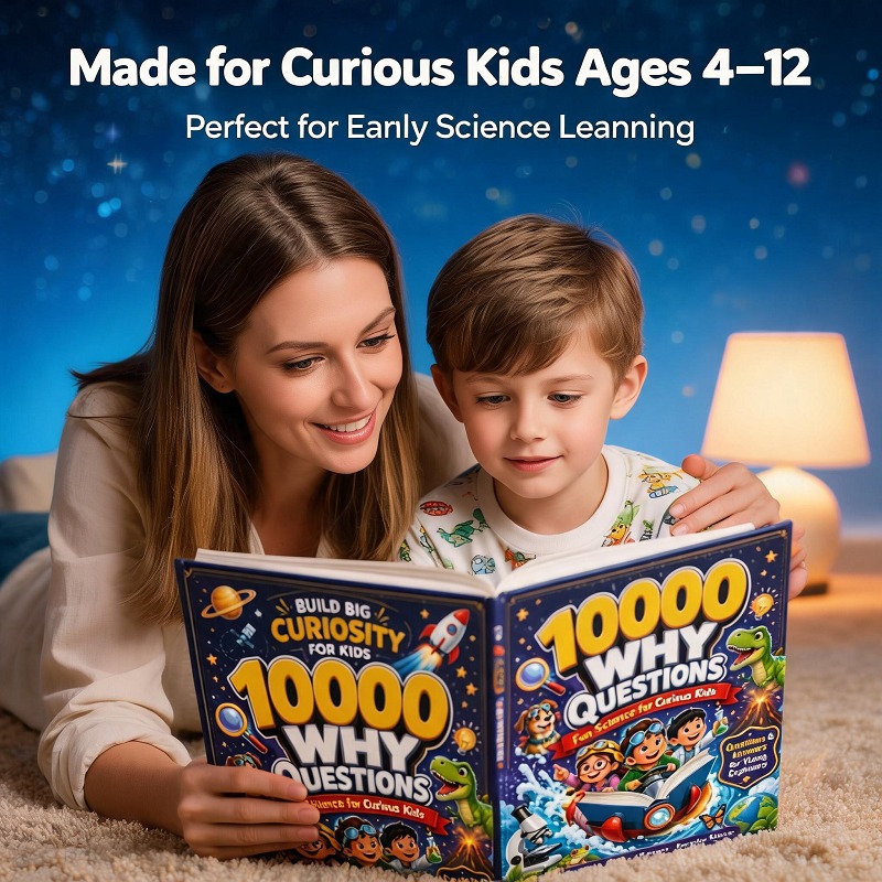 Kids Education Book - 10000 Why Kids Science Encyclopedia Book