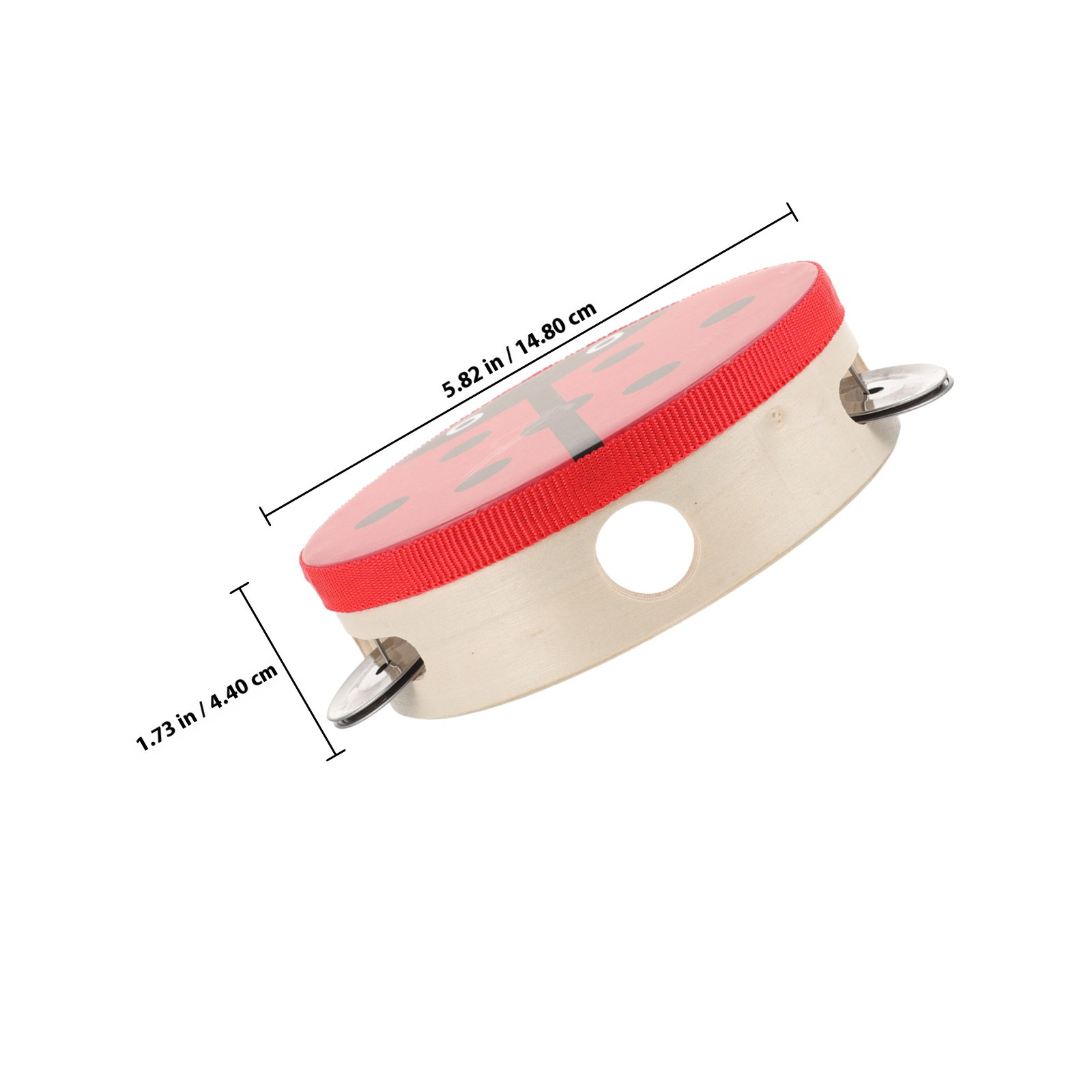 Wood Metal Educational Drum Be - Kids Education Bell recension och pris