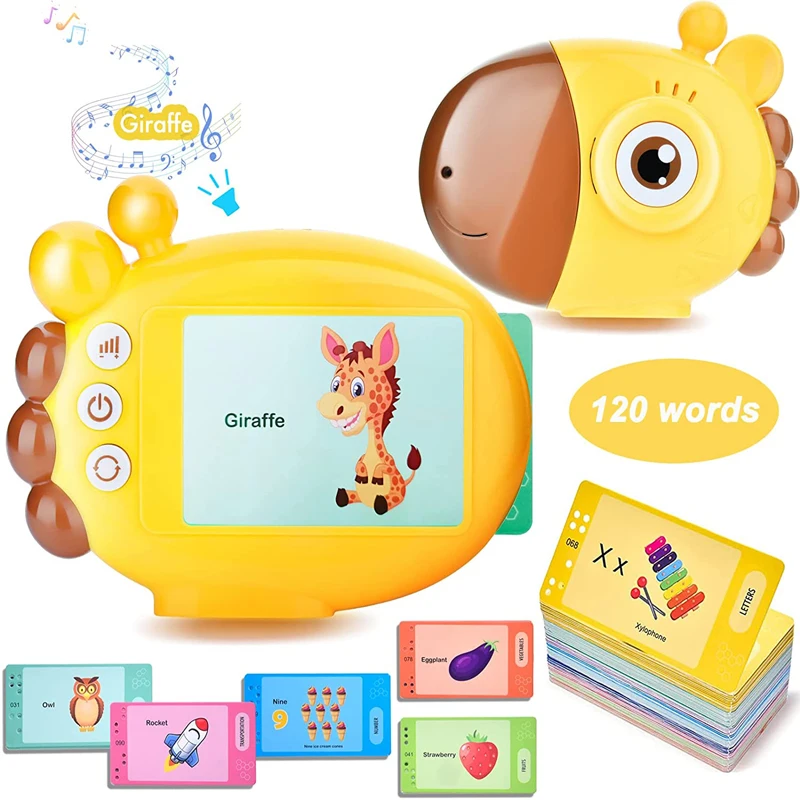 Giraffe Flash Card Reader Sigh - Kids Education Words recension och pris