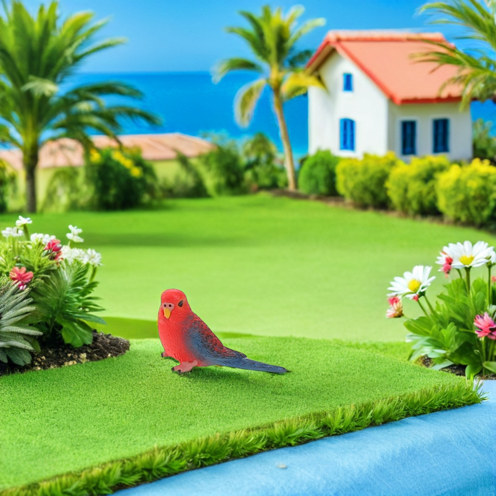 6Pcs Vibrant Realistic Parrot  - Kids Education Learning recension och pris