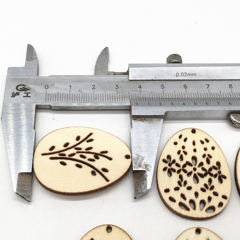 50Pcs Laser Cut Wooden Eggs fo - Happy Kids Education recension och pris