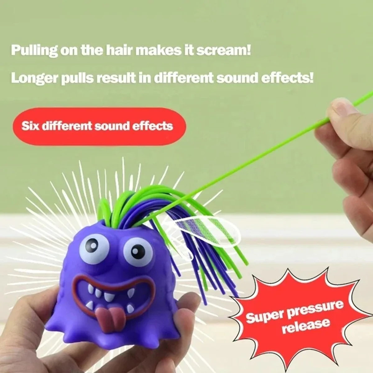 New Novelty Funny Hair Pulling - Kids Education Yes recension och pris