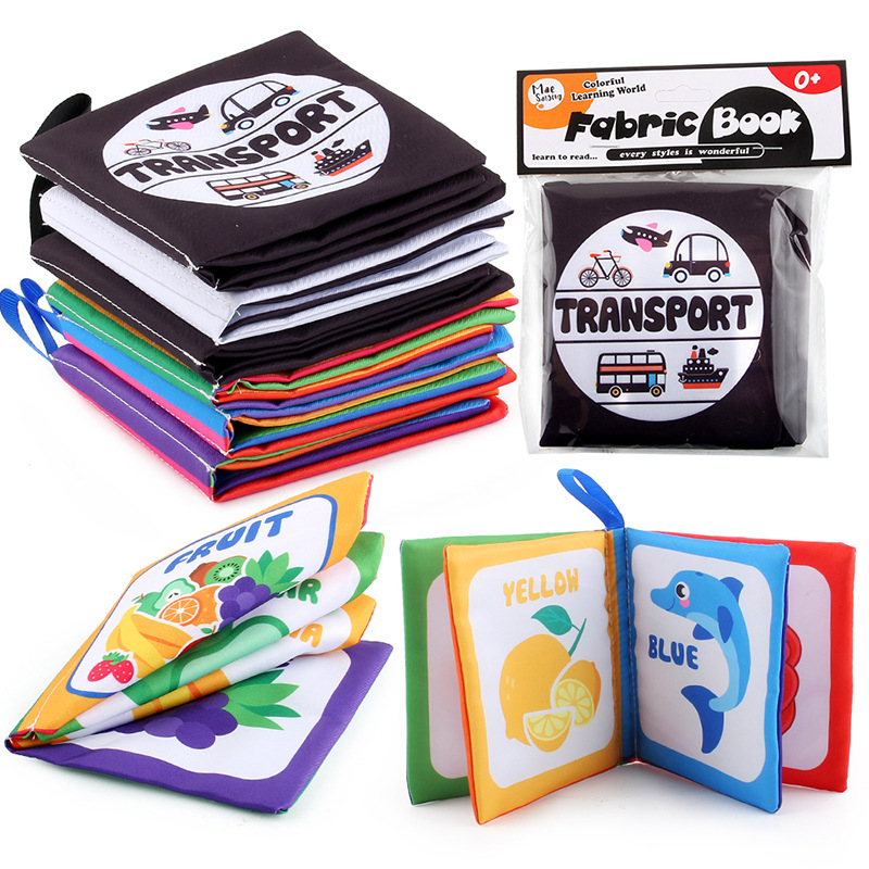 Baby Cloth Book for Newborns 0 - Kids Education Book recension och pris