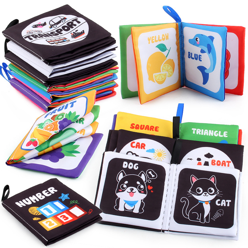 Baby Cloth Book for Newborns 0 - Kids Education Book recension och pris