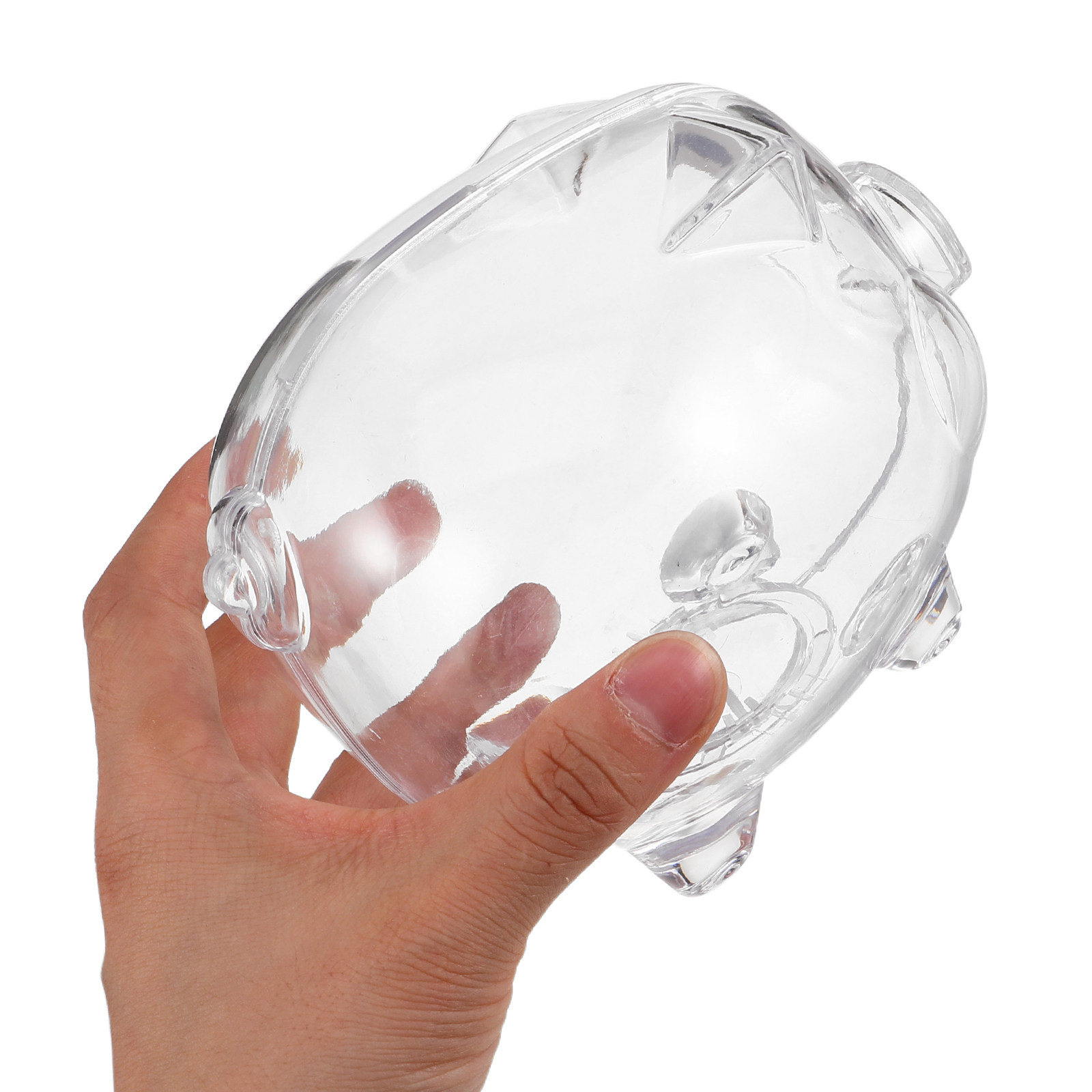 2Pcs Clear Money Bank Box Pig- - Kids Education Savings recension och pris