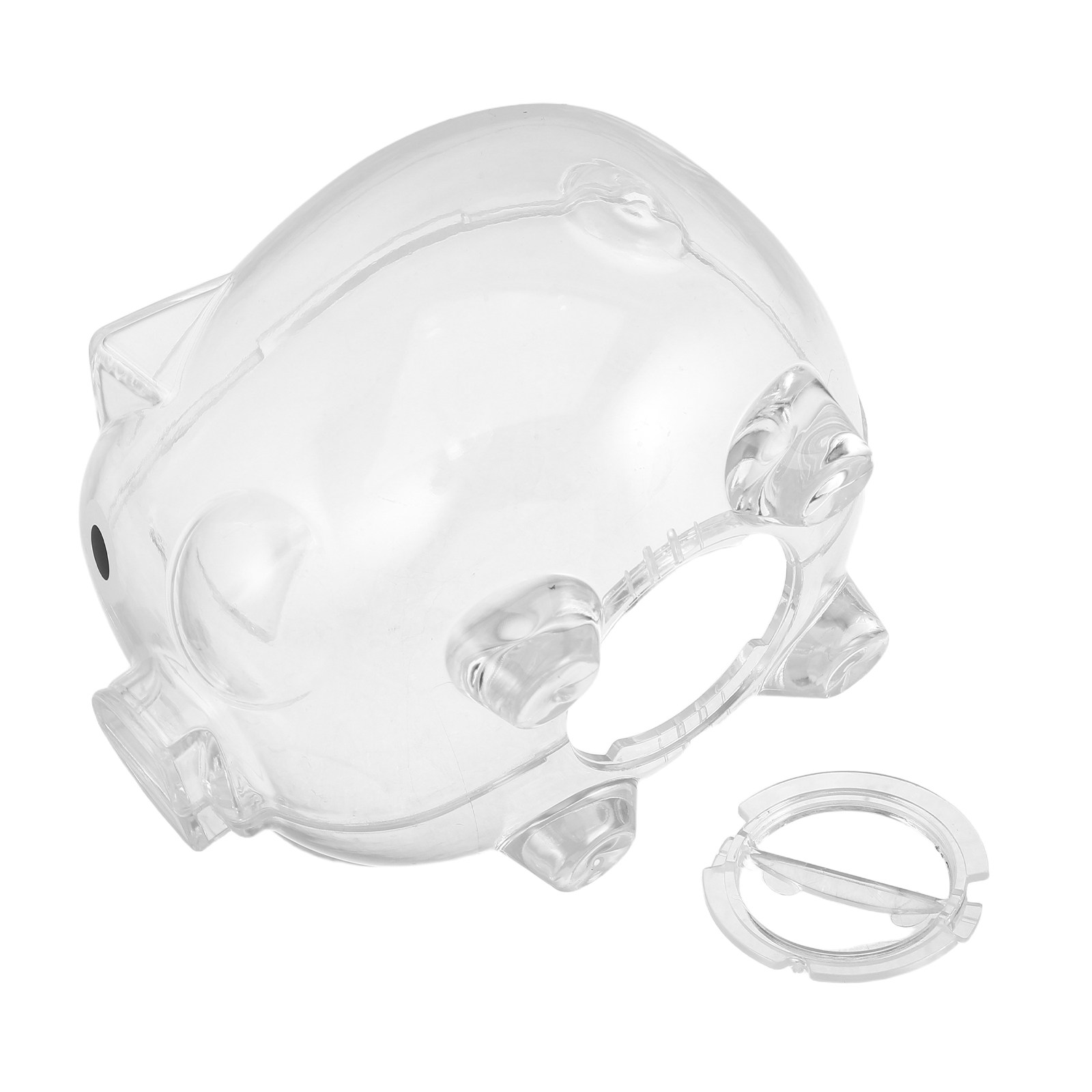 2Pcs Clear Money Bank Box Pig- - Kids Education Savings recension och pris