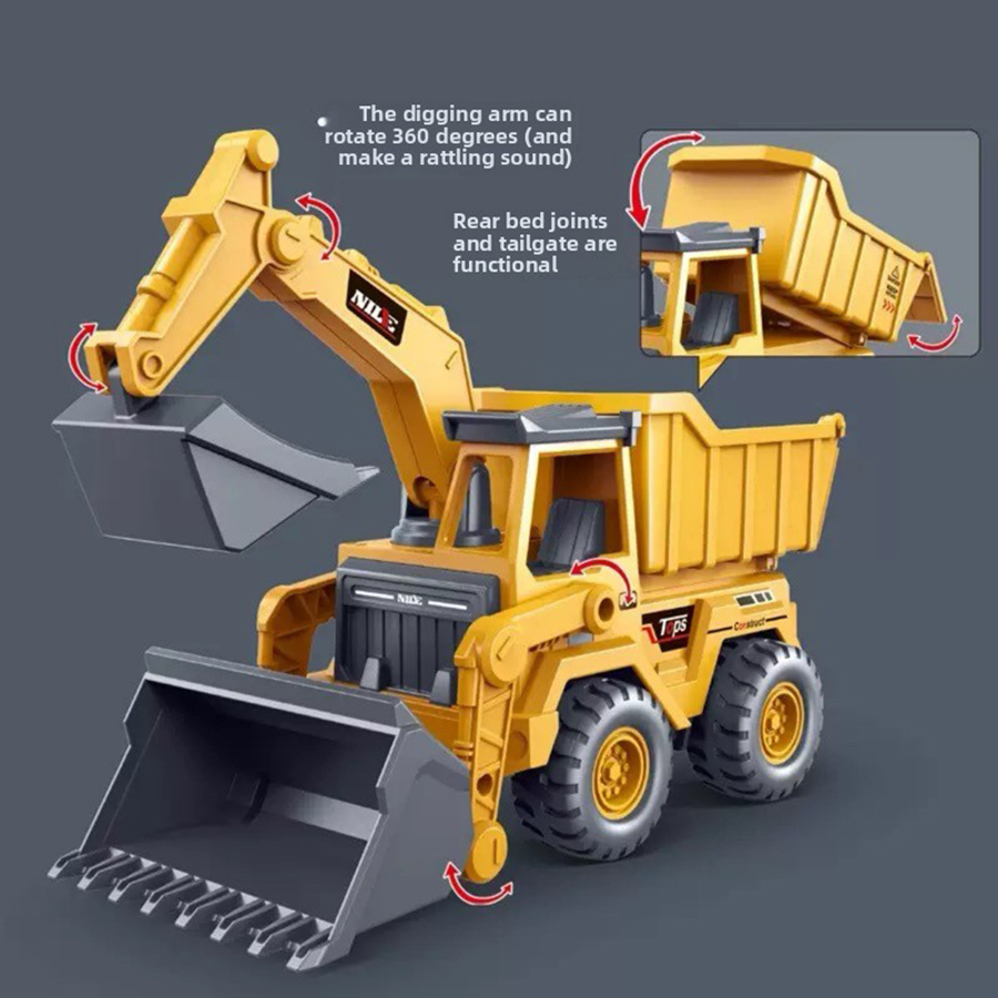 1pcs Excavator Truck Model Toy - Kids Education App recension och pris