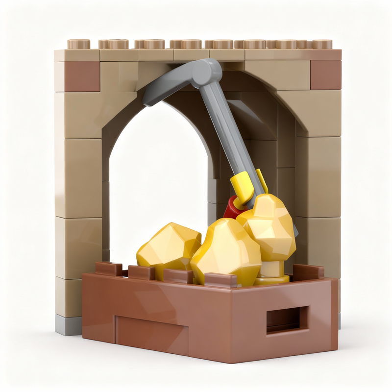 117pcs MOC City The Happy Mine - Happy Kids Education recension och pris