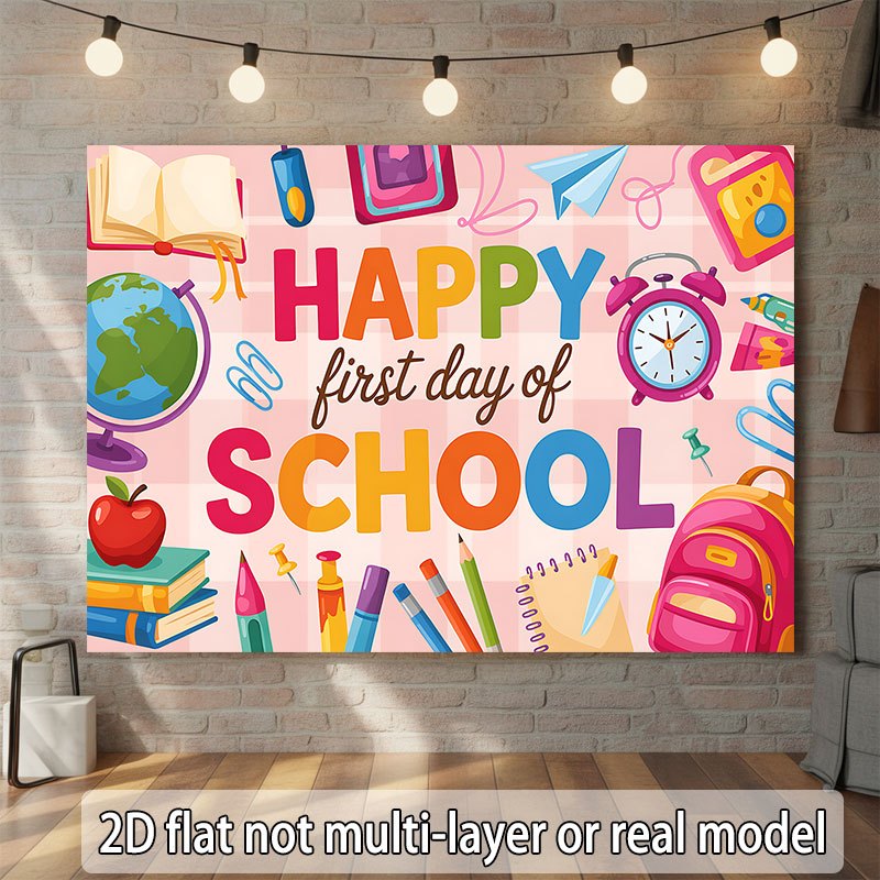 Back to School Wall Tapestry H - Happy Kids Education recension och pris