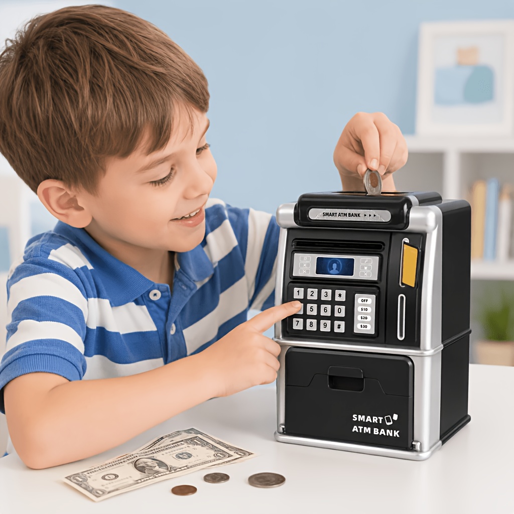 Smart ATM Piggy Bank, Automati - Kids Education Savings recension och pris