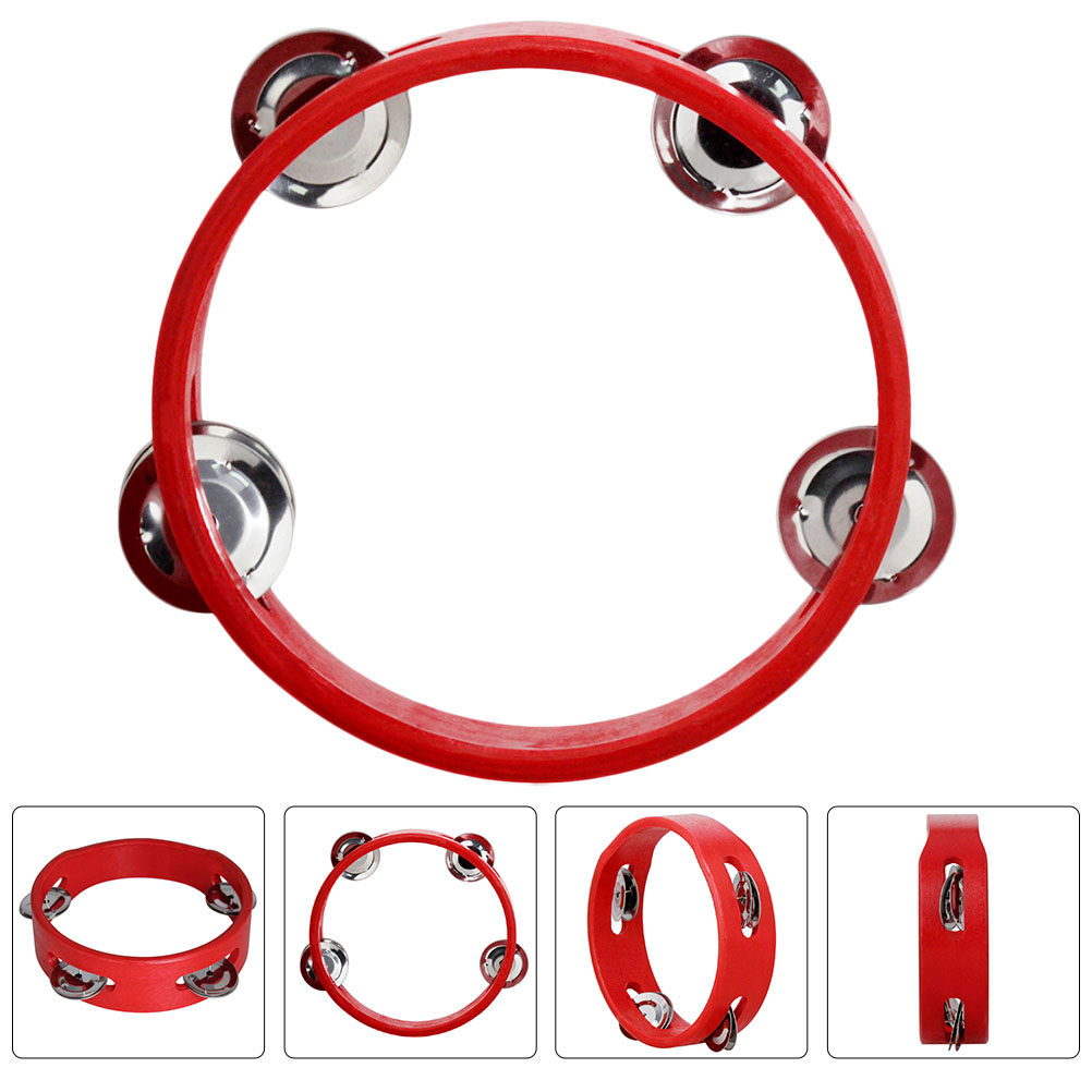 Premium Wooden Tambourine Kids - Kids Education Bell recension och pris