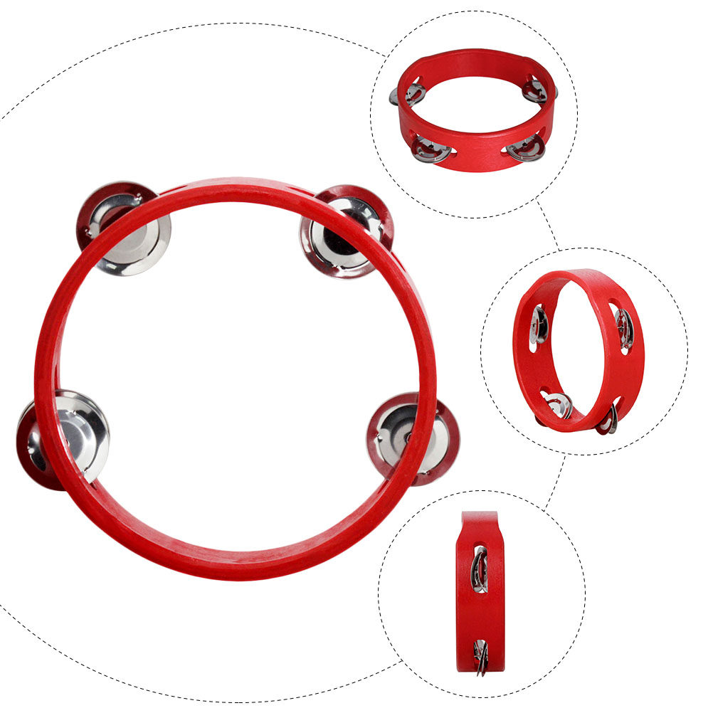 Premium Wooden Tambourine Kids - Kids Education Bell recension och pris