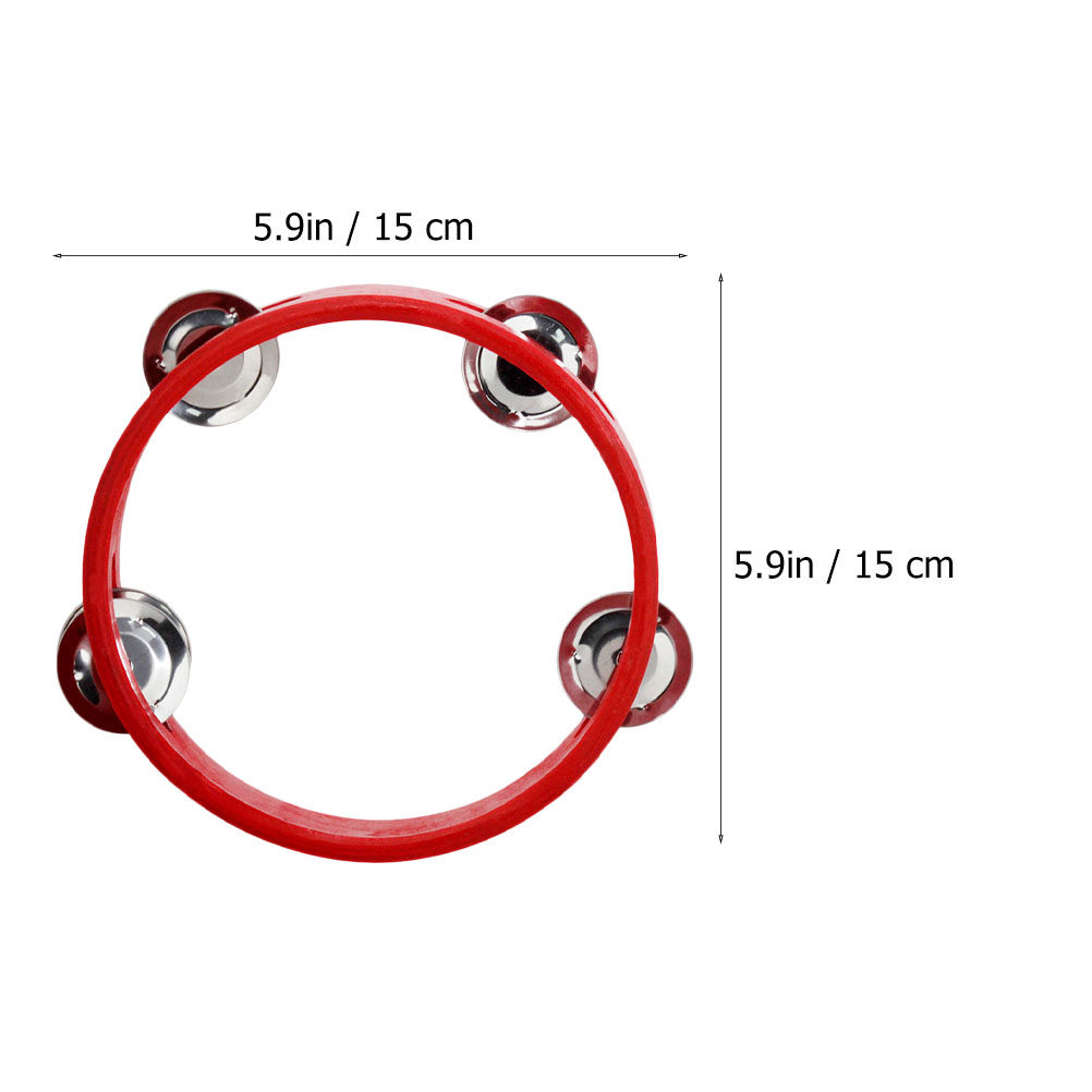 Premium Wooden Tambourine Kids - Kids Education Bell recension och pris