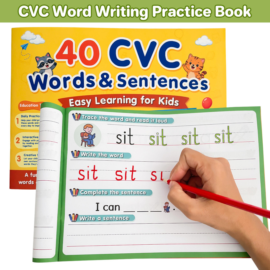 English Phonics CVC Words Sent - Kids Education Words recension och pris