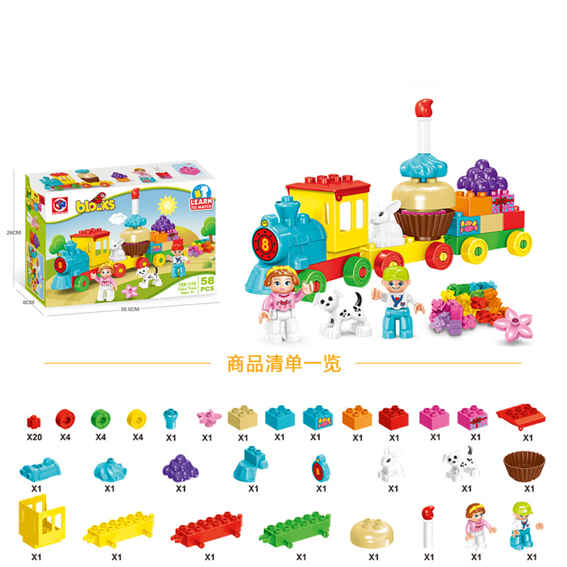 58pcs/set Creative Happy Birth - Happy Kids Education recension och pris