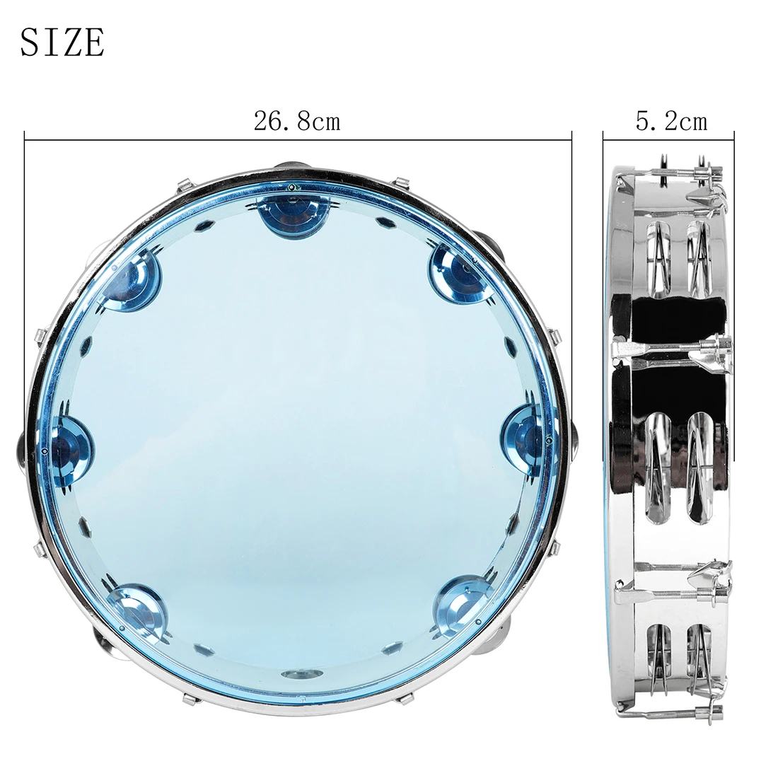 10 Inch Kids Tambourine Double - Kids Education Bell recension och pris