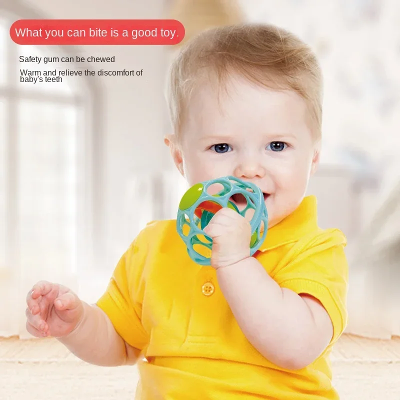 Baby Hand Rattle Soft Ball Toy - Kids Education Bell recension och pris
