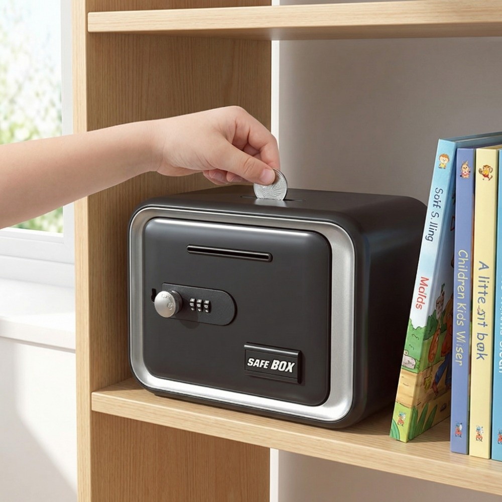 Password Lock Kids Piggy Bank  - Kids Education Savings recension och pris