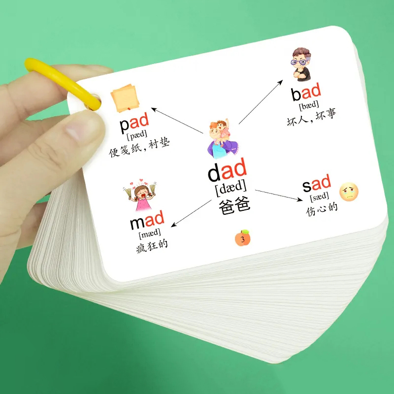 600 Words Mind Map Cards with  - Kids Education Words recension och pris