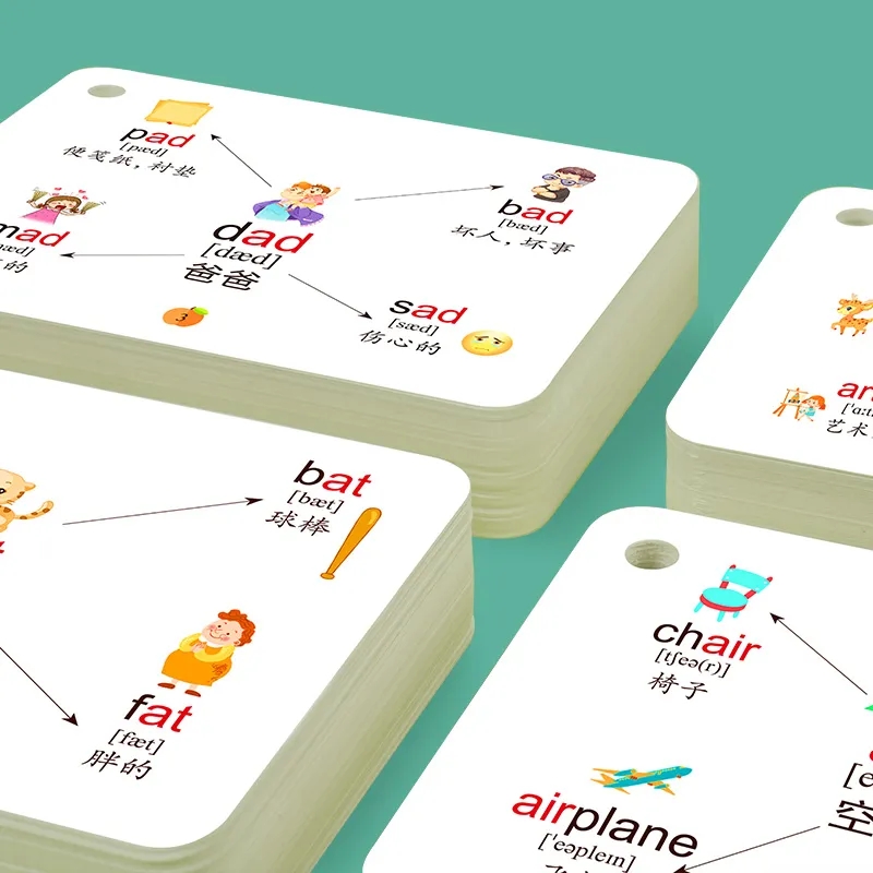 600 Words Mind Map Cards with  - Kids Education Words recension och pris