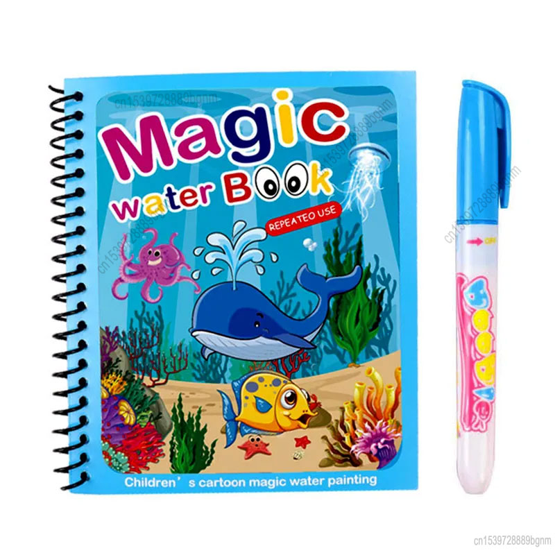 Cartoon Magic Water Painting C - Kids Education Book recension och pris