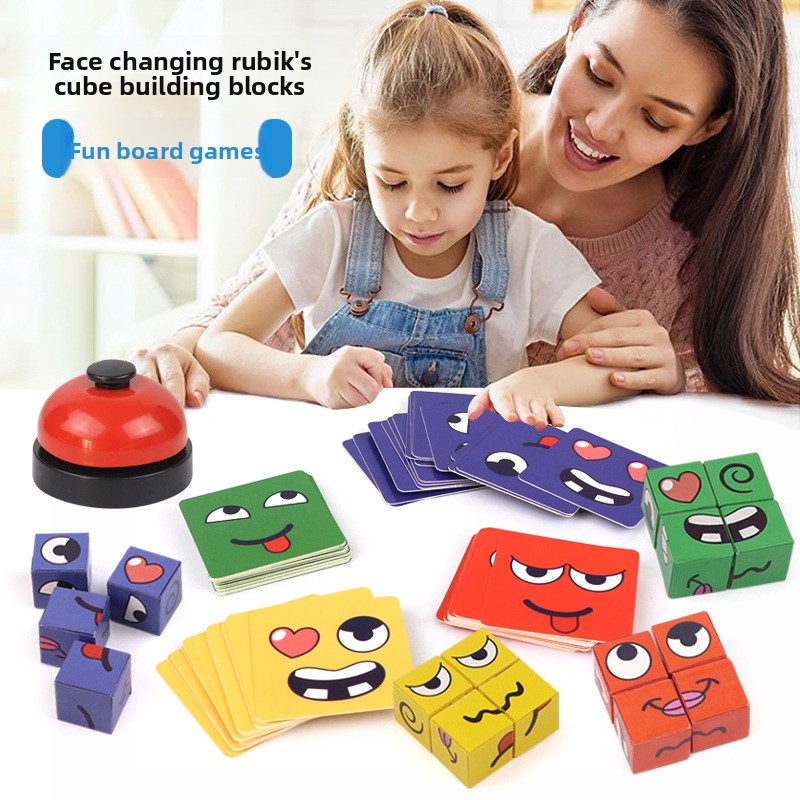 Kids Face Change Rubik's Cube  - Kids Education Bell recension och pris