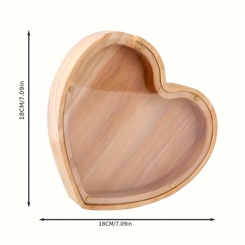 Wooden Letter Piggy Bank for K - Kids Education Savings recension och pris