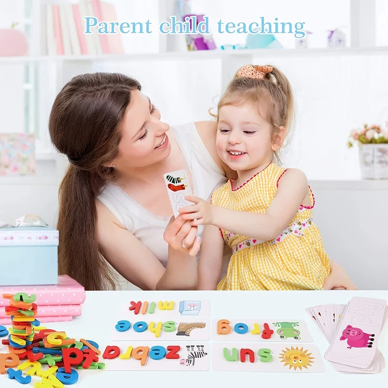 Montessori Words Toys See And  - Kids Education Words recension och pris