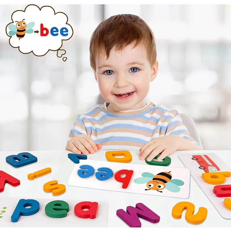 Montessori Words Toys See And  - Kids Education Words recension och pris