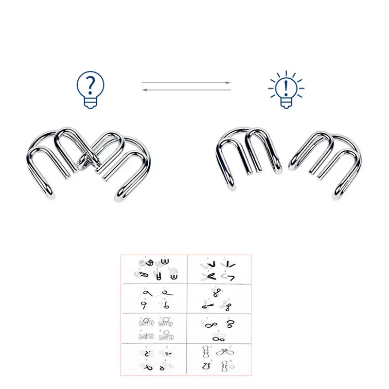 8PCS/Set Metal Montessori Wire - Kids Education App recension och pris