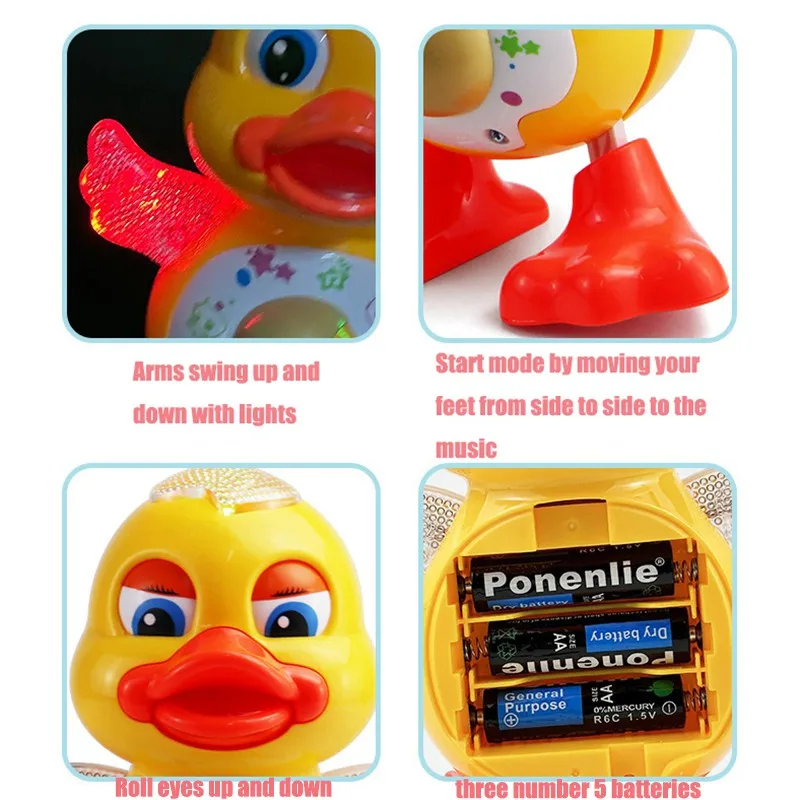 Electric Dancing Duck Toy Inte - Kids Education Yes recension och pris