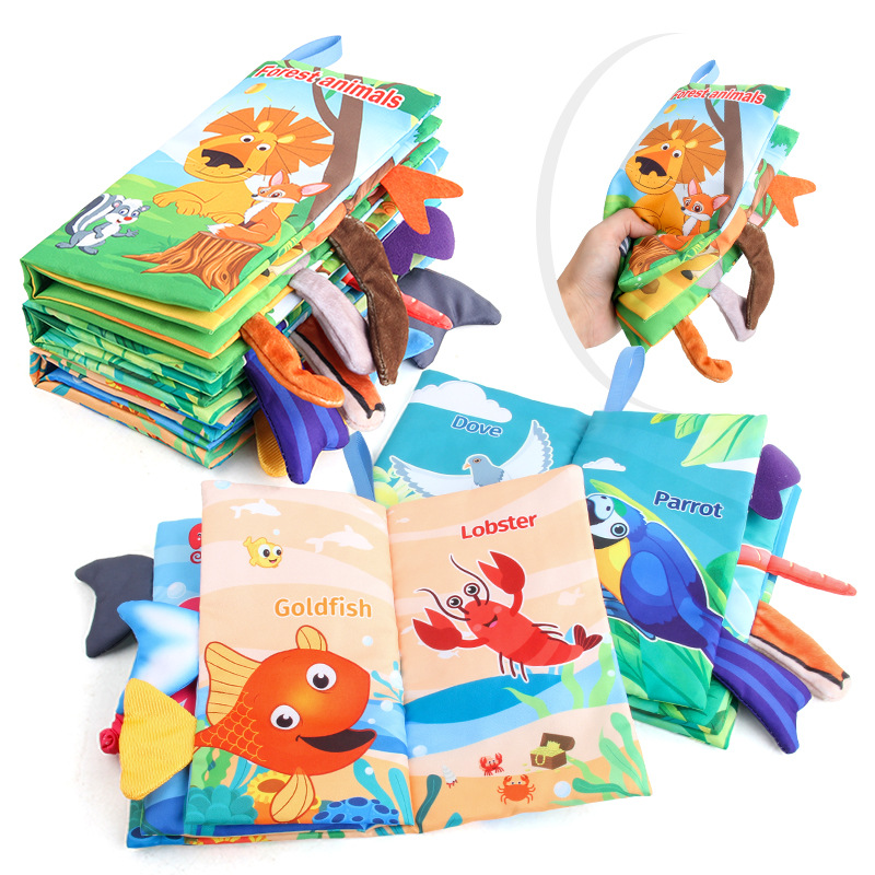 New Baby Cloth Books Visual an - Kids Education Book recension och pris