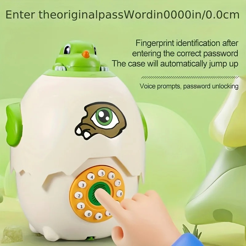 Dinosaur Egg Piggy Bank With F - Kids Education Savings recension och pris