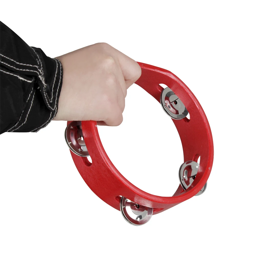 6 Inch Red Hand Ringing Bell P - Kids Education Bell recension och pris