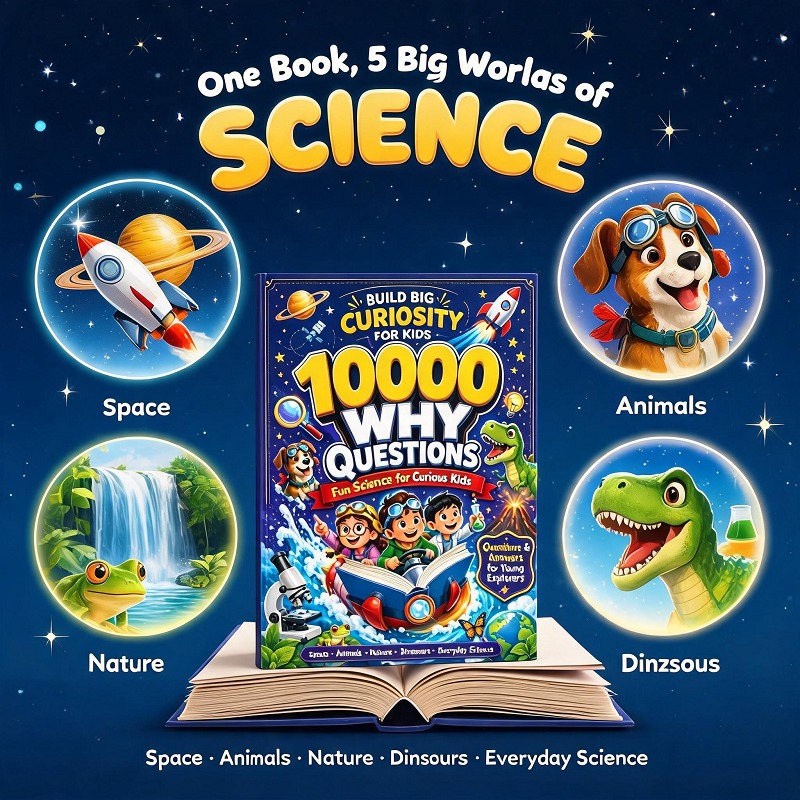 10000 Why Kids Science Encyclo - Kids Education Book recension och pris