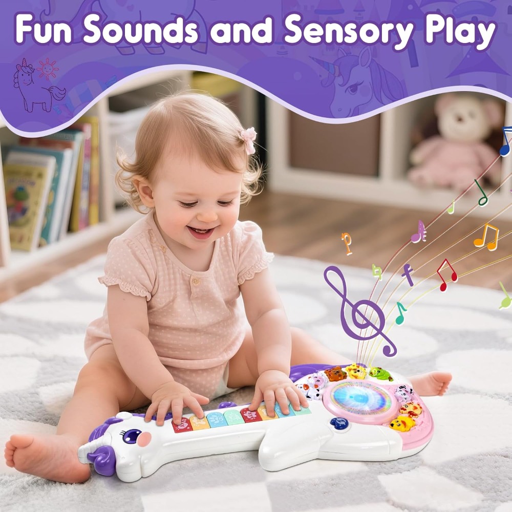 Baby Musical Unicorn Toys Educ - Kids First Education recension och pris
