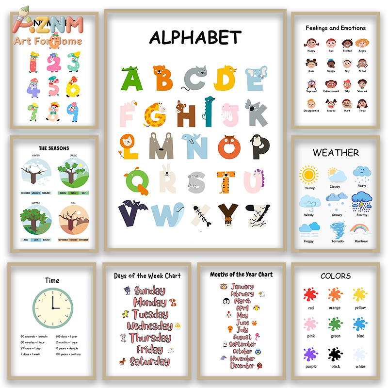 AZNM Educational Alphabet Numb - Kids Education Learning recension och pris