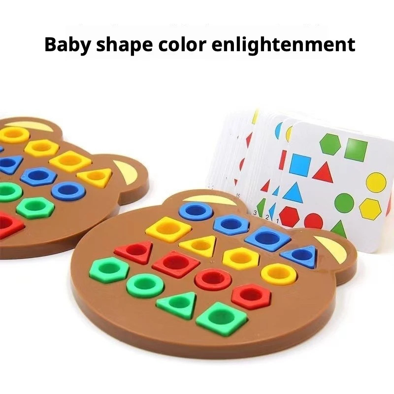 Montessori Geometric Shape Sor - Kids Education Learning recension och pris