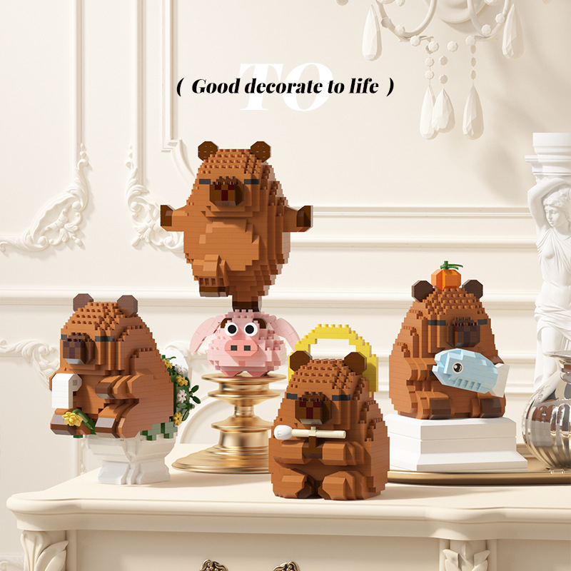 Happy Capybara Building Blocks - Happy Kids Education recension och pris