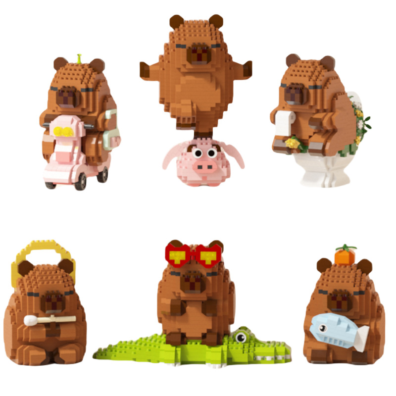 Happy Capybara Building Blocks - Happy Kids Education recension och pris