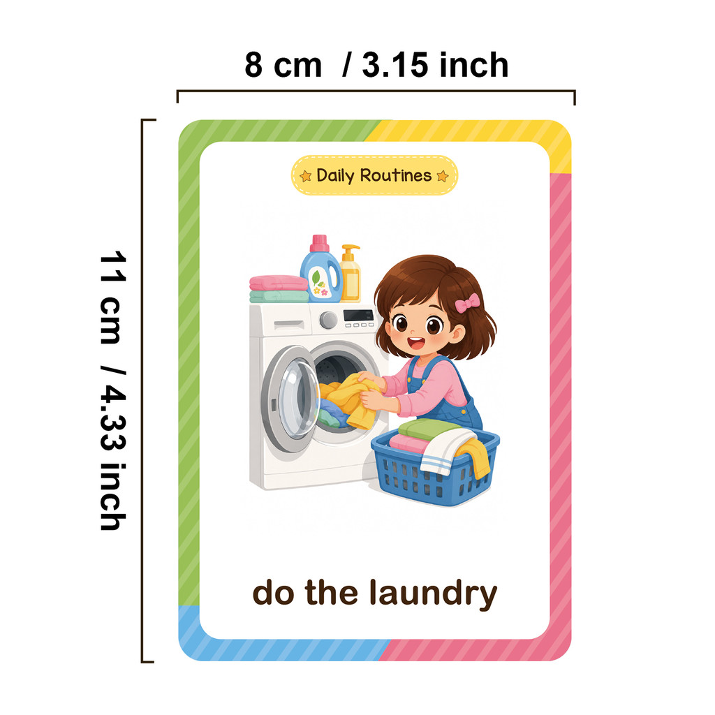 38 Words Daily Routines Learni - Kids Education Words recension och pris
