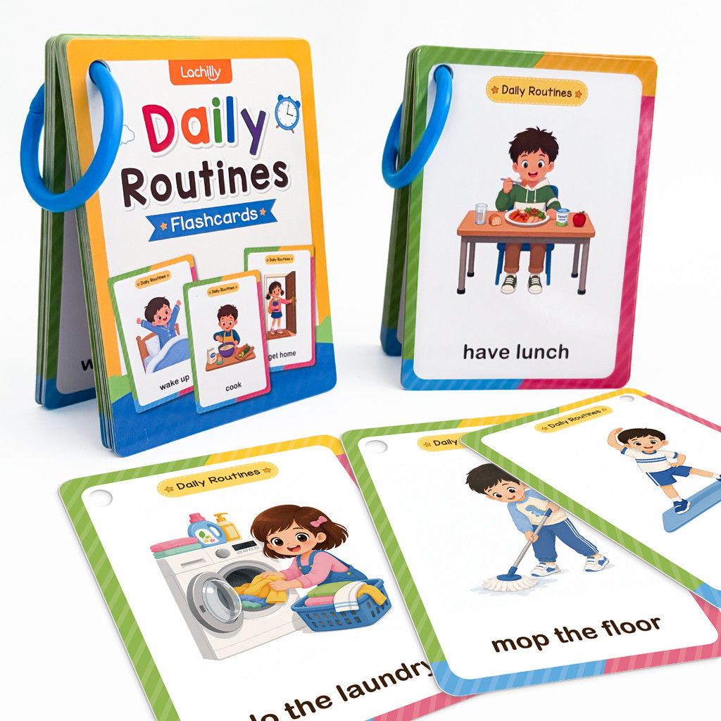 38 Words Daily Routines Learni - Kids Education Words recension och pris