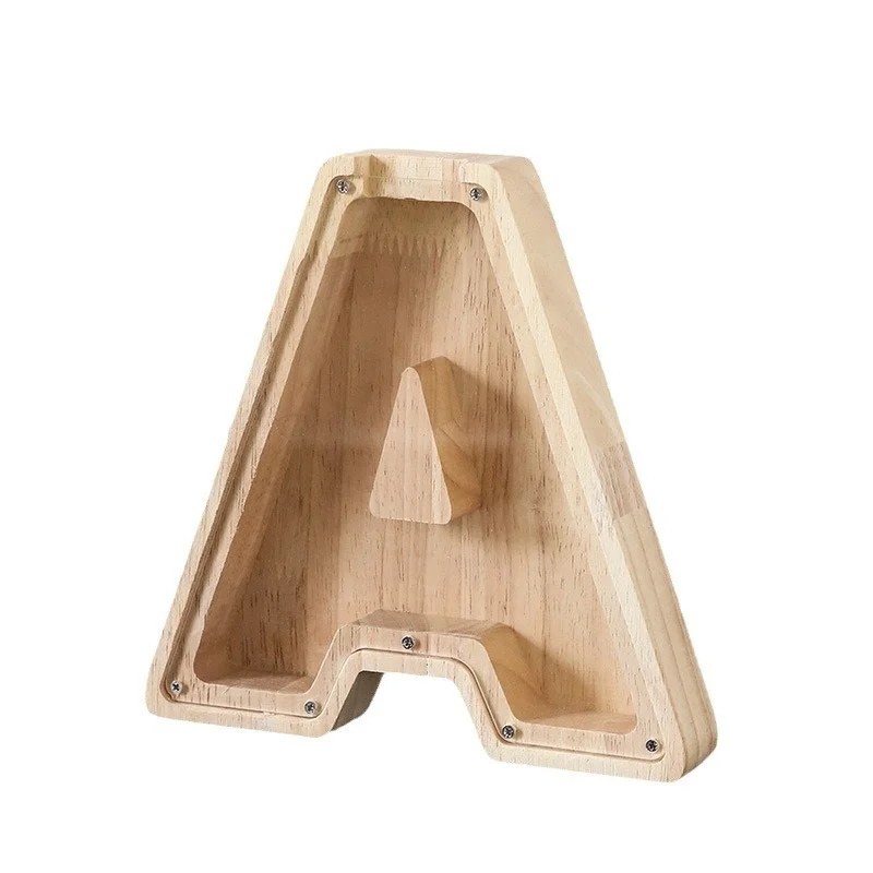 Wooden 26 Letter Alphabet Coin - Kids Education Savings recension och pris