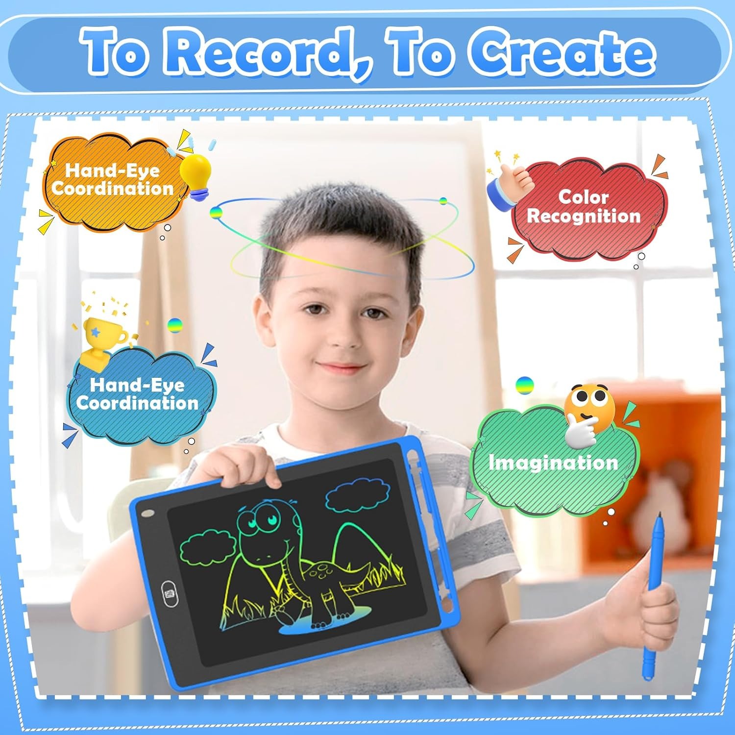 Pack LCD Writing Tablet for Ki - Kids Education Yes recension och pris