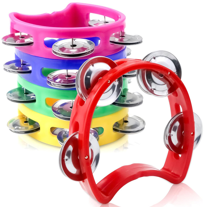2PCS Plastic Hand Held Percuss - Kids Education Bell recension och pris