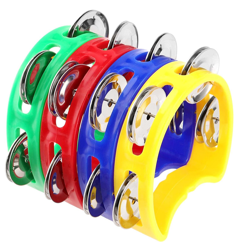 2PCS Plastic Hand Held Percuss - Kids Education Bell recension och pris